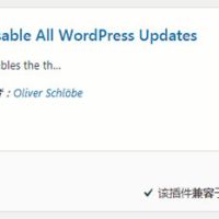 禁止WordPress内核、插件和主题更新插件Disable All WordPress Updates